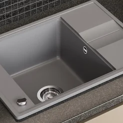 Spülbecken Osaka Grau 67 x 50 cm Bergström
