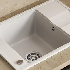 Spülbecken Osaka Weiß 67 x 50 cm Bergström