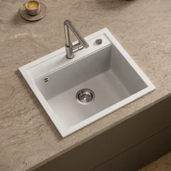 Spülbecken Paris Weiß 57 x 51 cm Bergström