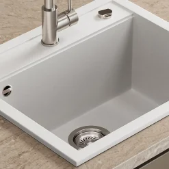 Spülbecken Paris Weiß 57 x 51 cm Bergström