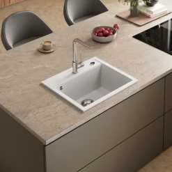 Spülbecken Paris Weiß 57 x 51 cm Bergström