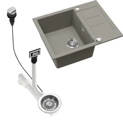 Spülbecken Rom Beton 62 x 50 cm Bergström