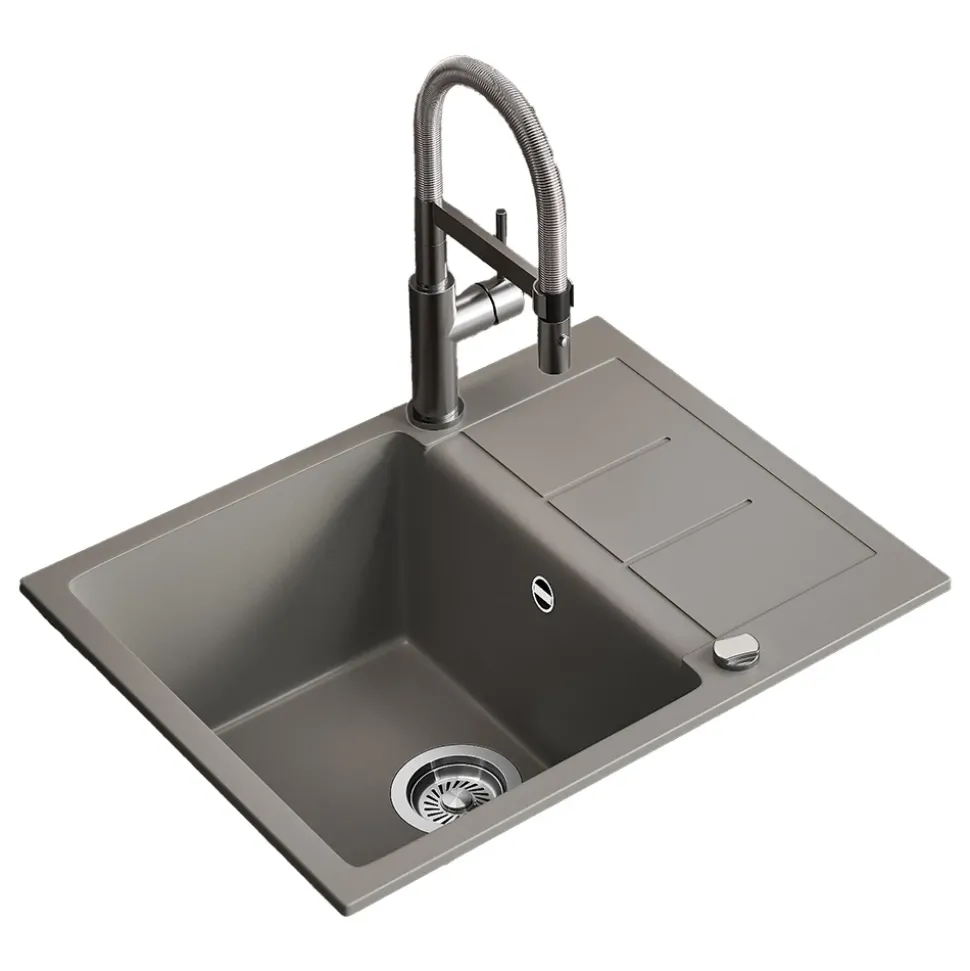 Spülbecken Rom Beton 62 x 50 cm Bergström