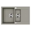 Spülbecken Seattle Beton 80 x 50 cm mit 2 Spülbecken & Trockenplatz Bergström