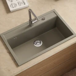 Spülbecken Sydney Beton 80 x 51 cm Bergström