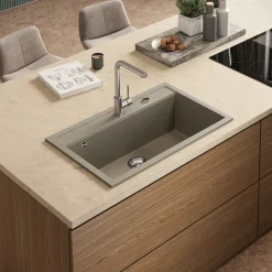 Spülbecken Sydney Beton 80 x 51 cm Bergström