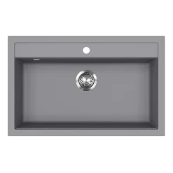 Spülbecken Sydney Grau 80 x 51 cm Bergström