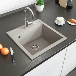 Spülbecken Tesa Beige 49 x 51 cm Bergström