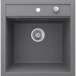Spülbecken Tesa Grau 49 x 51 cm Bergström