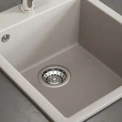 Spülbecken Venice Beige 42.5 x 50 cm Bergström