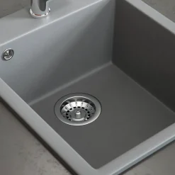 Spülbecken Venice Grau 42.5 x 50 cm Bergström