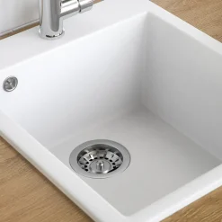 Spülbecken Venice Weiß 42.5 x 50 cm Bergström