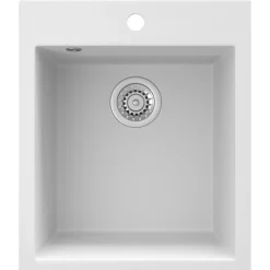 Spülbecken Venice Weiß 42.5 x 50 cm Bergström