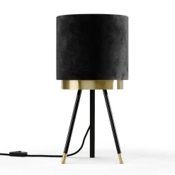 Tischlampe Goldamo Schwarz 23 x 46 cm Vicco