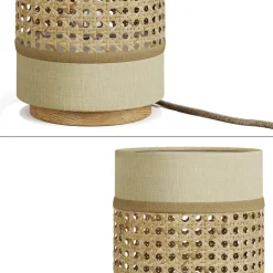 Tischlampe Morten Creme 17.5 x 26.5 cm Vicco