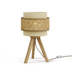 Tischlampe Morten Creme 26 x 45 cm mit Standfuß Vicco