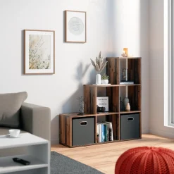 Treppenregal Antikholz 107.2 x 107.8 cm Vicco