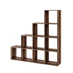 Treppenregal Antikholz 142.5 x 140 cm Vicco