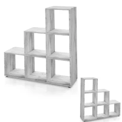 Treppenregal Beton 107.2 x 107.8 cm Vicco