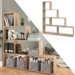 Treppenregal Sonoma 163 x 155 cm Vicco