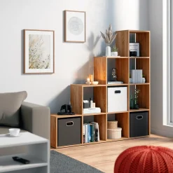 Treppenregal Sonoma 142.5 x 140 cm Vicco