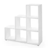 Treppenregal Weiß 107.2 x 107.8 cm Vicco