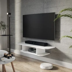 Tv-Schrank Lorio Weiß 105 x 18.2 cm offene Fächer Vicco