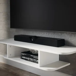 Tv-Schrank Lorio Weiß 105 x 18.2 cm offene Fächer Vicco