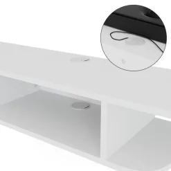 Tv-Schrank Lorio Weiß 105 x 18.2 cm offene Fächer Vicco