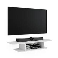 Tv-Schrank Lorio Weiß 105 x 18.2 cm offene Fächer Vicco