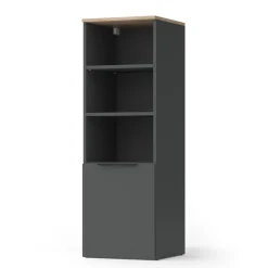 Universalschrank Wido Anthrazit/Sonoma 40.2 x 120 cm mit einer Tür Vicco