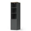 Universalschrank Wido Anthrazit/Sonoma 30.2 x 120 cm mit einer Tür Vicco