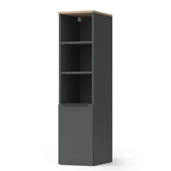 Universalschrank Wido Anthrazit/Sonoma 30.2 x 120 cm mit einer Tür Vicco