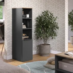 Universalschrank Wido Anthrazit/Sonoma 30.2 x 120 cm mit einer Tür Vicco