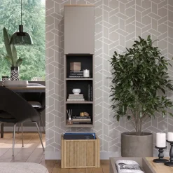 Universalschrank Wido Greige 30.2 x 120 cm mit einer Tür Vicco