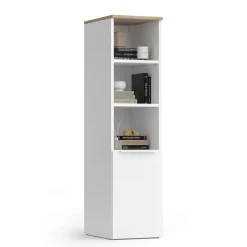 Universalschrank Wido Weiß/Sonoma 30.2 x 120 cm mit einer Tür Vicco