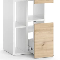 Vicco Badschrank Weiß Alf 36x117x36 cm - Wäscheschrank, Mehr Stauraum ohne Bodenfläche zu nutzen