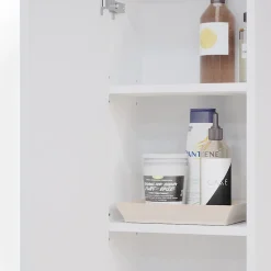 Vicco Badschrank Weiß Gloria 33x84x22 cm - hängender Badezimmerschrank, Unterschrank- und Hängeschrank-Kombination