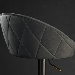 Vicco Barhocker Goldamo, Hocker für die Bar, Anthrazit, 58.5 x 84.5 cm 2er-Set