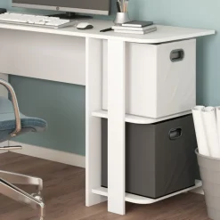 Vicco Eckschreibtisch Nikita, Winkelschreibtisch, Weiß, 140 x 140 cm