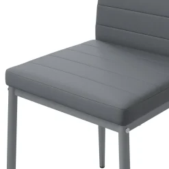 Vicco Esszimmerstuhl Grand, Stuhl, Grau, 42.5 x 48 cm 6er Set