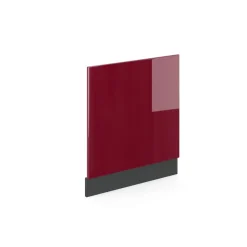 Vicco Frontblende R-Line, Geschirrspüler Fronttür, Rot/Anthrazit, 60 cm ohne Arbeitsplatte