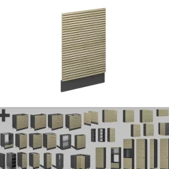 Vicco Geschirrspülblende "Fame-Line", Eiche Paneel, 45 cm