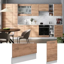 Vicco Geschirrspülblende "Fame-Line", Goldkraft Eiche, 45 cm ohne Arbeitsplatte