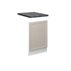 Vicco Geschirrspülblende "Fame-Line", GrauBeige, 45 cm , AP Anthrazit