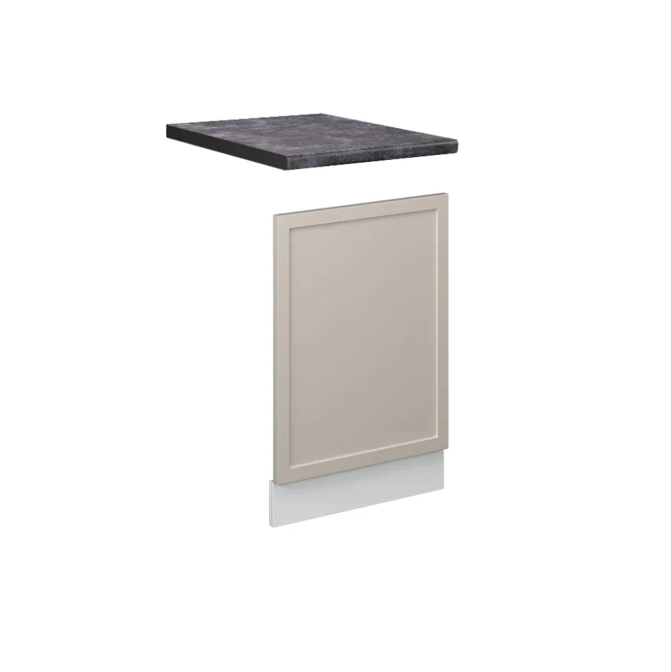 Vicco Geschirrspülblende "Fame-Line", GrauBeige, 45 cm , AP Anthrazit