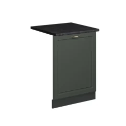 Vicco Geschirrspülblende "Fame-Line", Grün-Gold Landhaus, 60 cm , AP Anthrazit