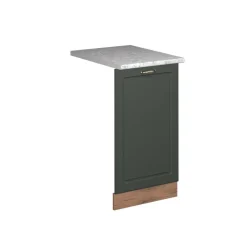 Vicco Geschirrspülblende "Fame-Line", Grün-Gold Landhaus, 45 cm , AP Marmor