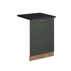 Vicco Geschirrspülblende "Fame-Line", Grün-Gold Landhaus, 60 cm , AP Anthrazit