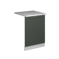 Vicco Geschirrspülblende "Fame-Line", Grün-Gold Landhaus, 60 cm , AP Marmor